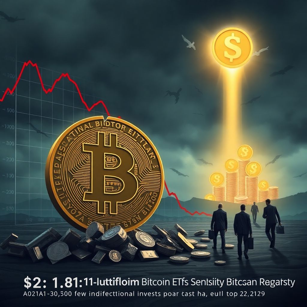 Bitcoin etfs see $1.1b outflow as market braces for potential mini bear phase