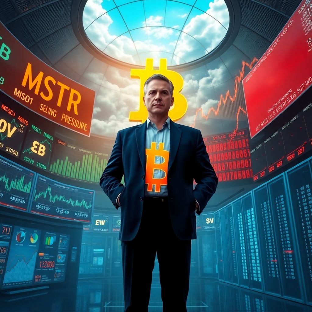 Michael saylor defends microstrategy as $8b Mstr selling pressure from Msci looms