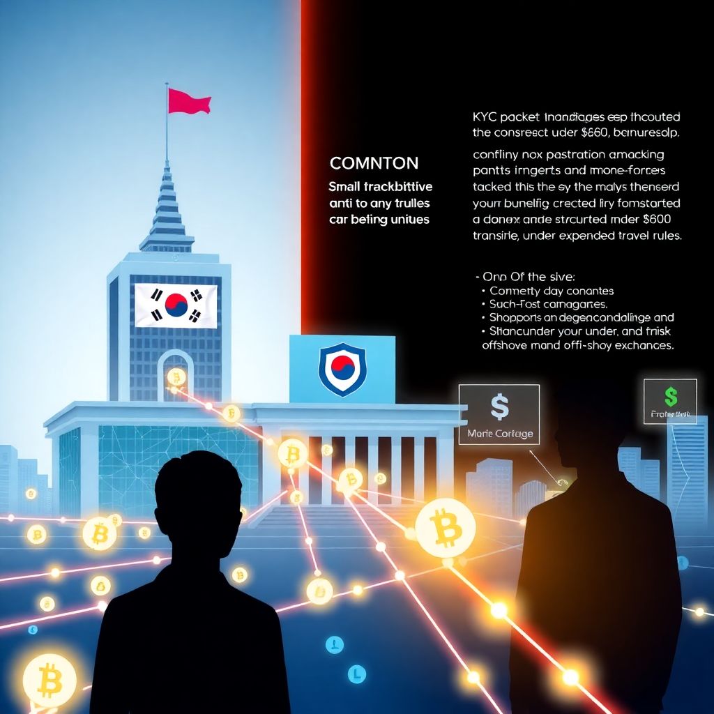 South korea expands crypto travel rule in sweeping Aml crypto crackdown