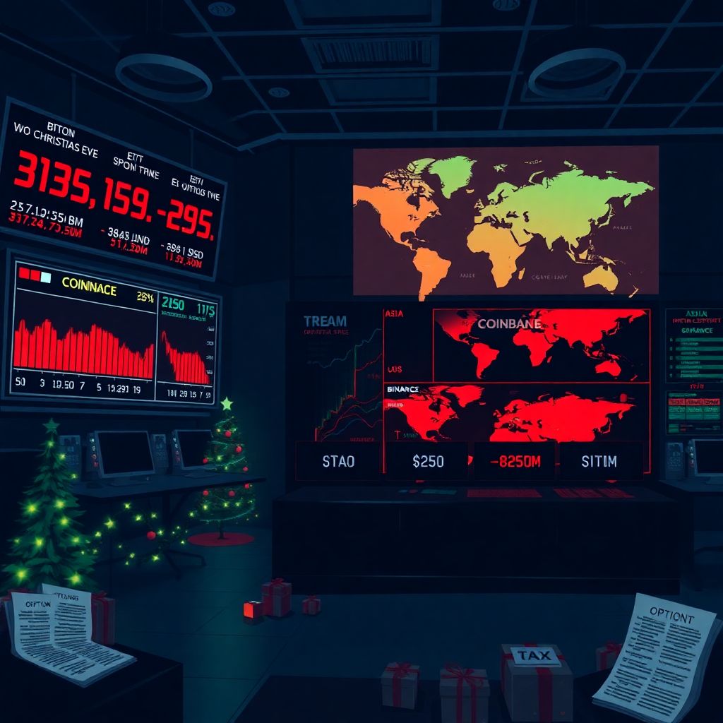 Us bitcoin etfs see $825m holiday outflows as institutions turn net sellers