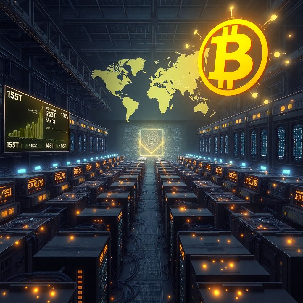 Bitcoin mining difficulty jumped 35% in 2025 as network power surged