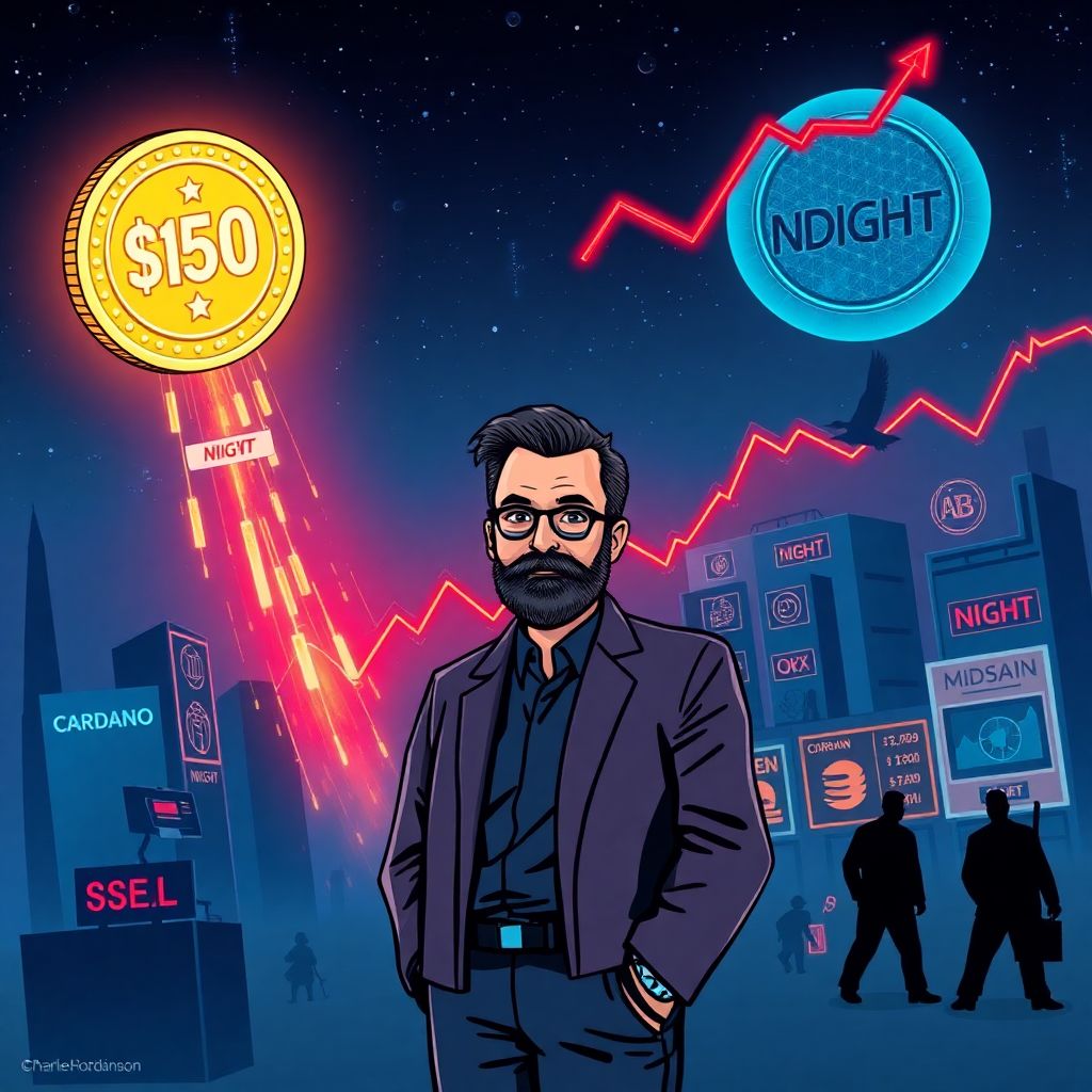 Cardanos midnight launch defended as Night token crashes from $150 to $0.02