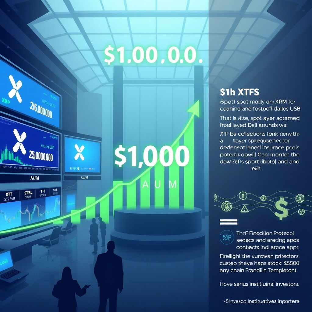 Xrp spot etfs race toward $1 billion Aum as inflows surge in a liquidity‑driven rally