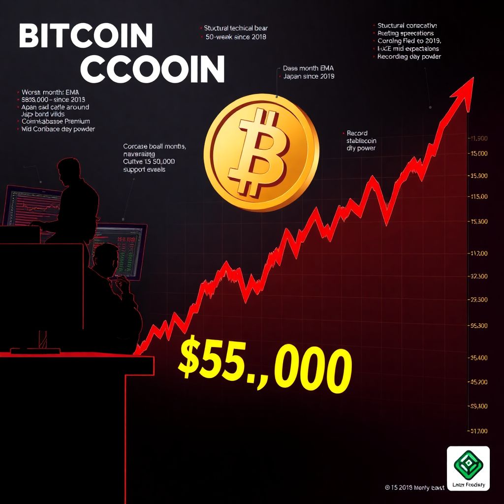 Bitcoin price eyes $50,000 as dead cat bounce fades and correction deepens