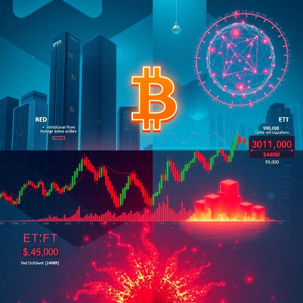 Bitcoin price action and liquidation data hint at btc’s volatile path around $90k