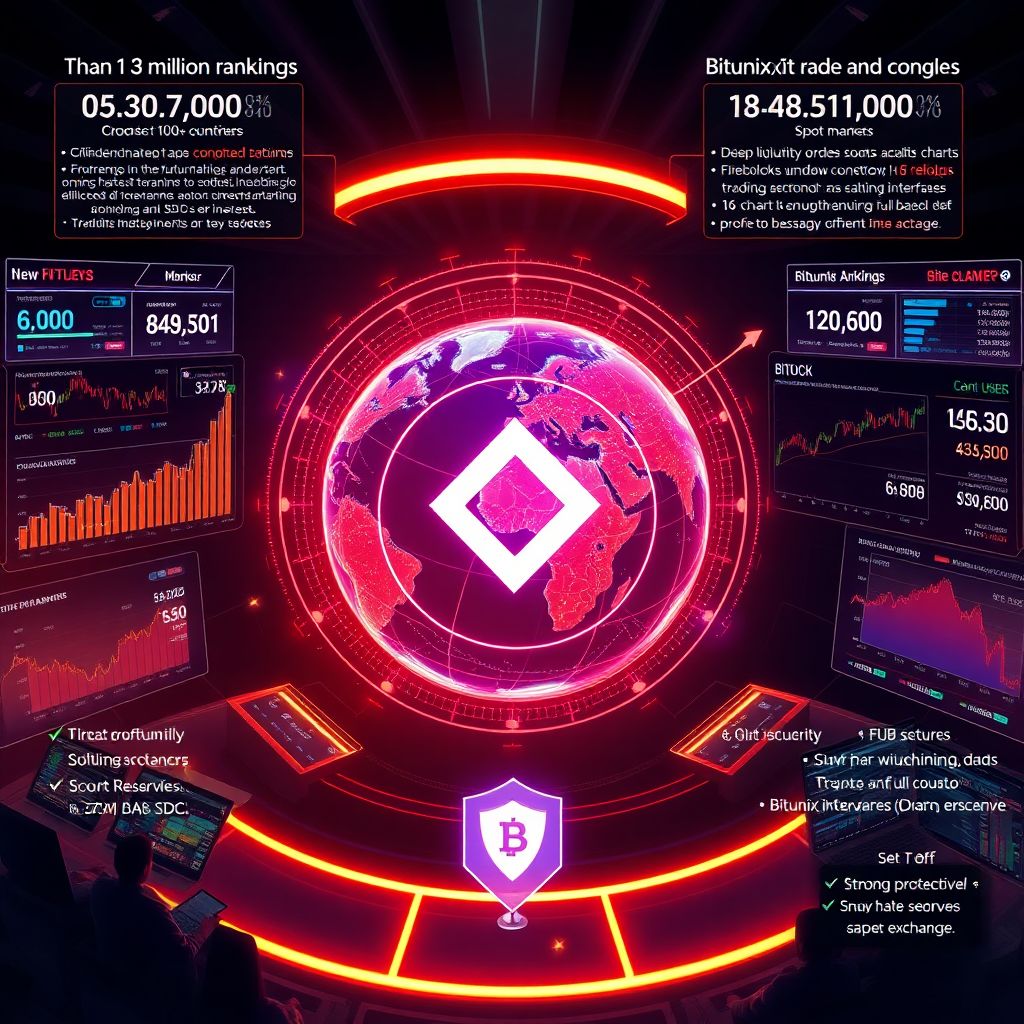 Bitunix climbs global crypto rankings on strong 2025 trading growth