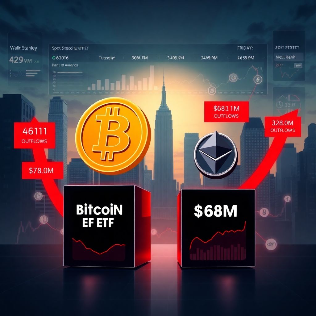 Risk-off mood drains $681m from spot bitcoin etfs in first week of 2026