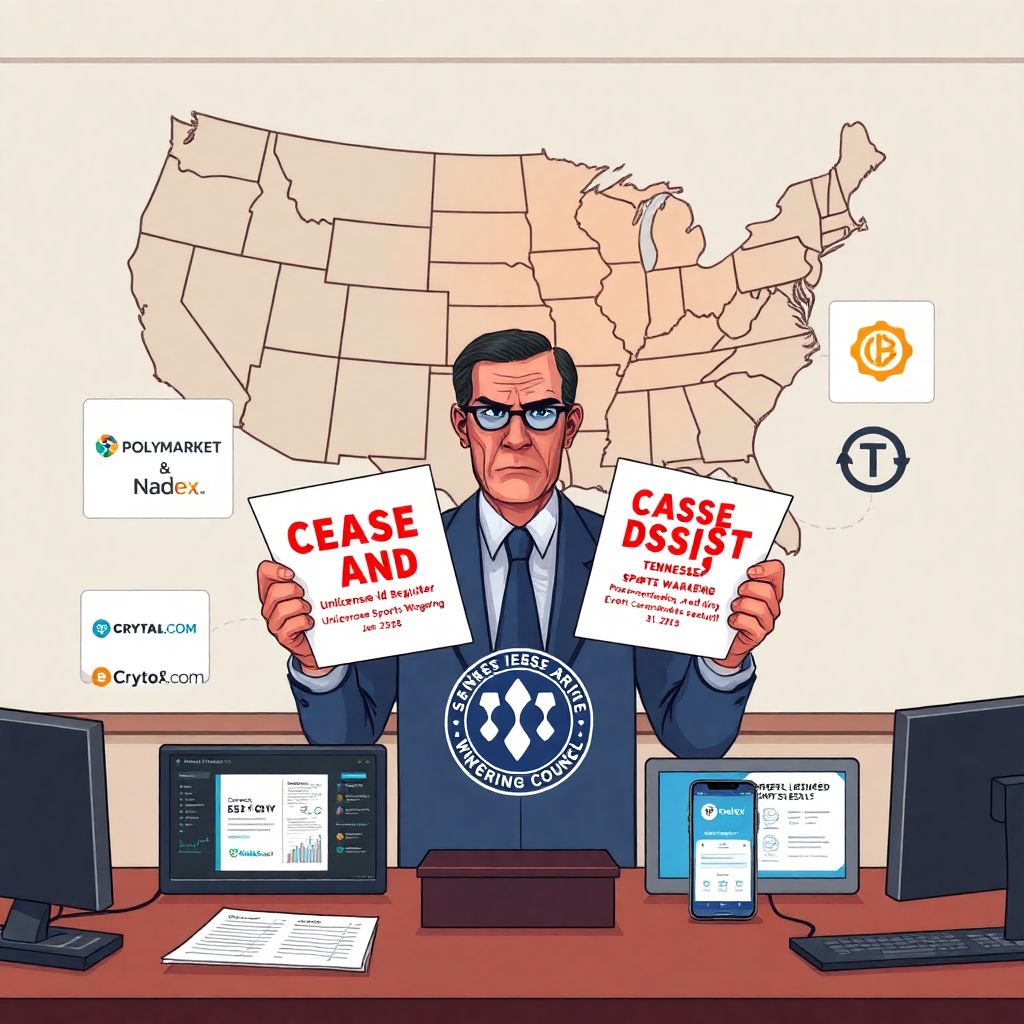 Tennessee orders kalshi, polymarket, crypto.com to halt event contracts, refund bets
