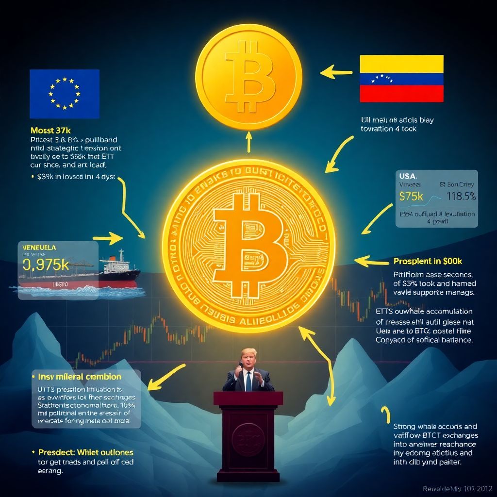Bitcoin slips 3.8% amid eu–greenland tensions: is $85k Btc the bottom?
