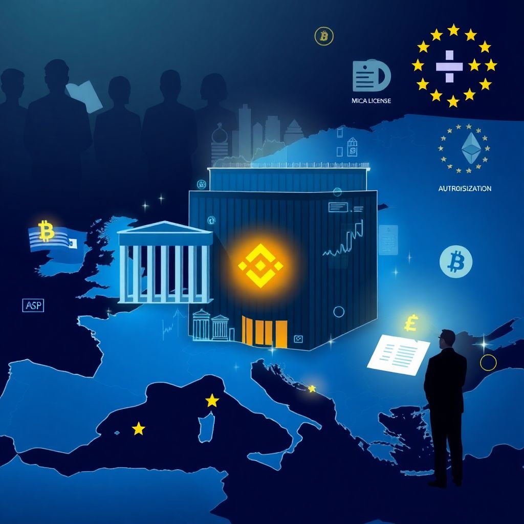 Binance seeks mica license in greece as Eu compliance deadlines near
