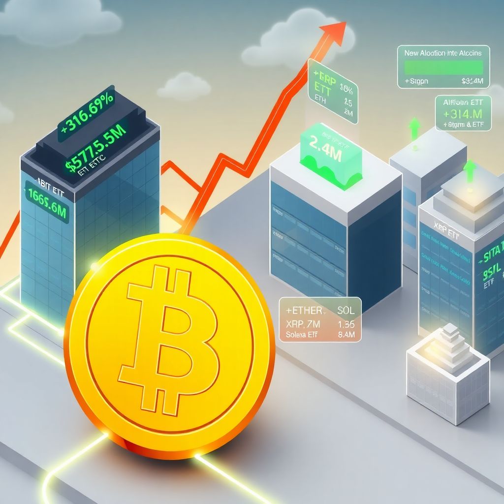 Spot bitcoin etfs see $166m inflows as investors buy the dip and rotate into altcoins