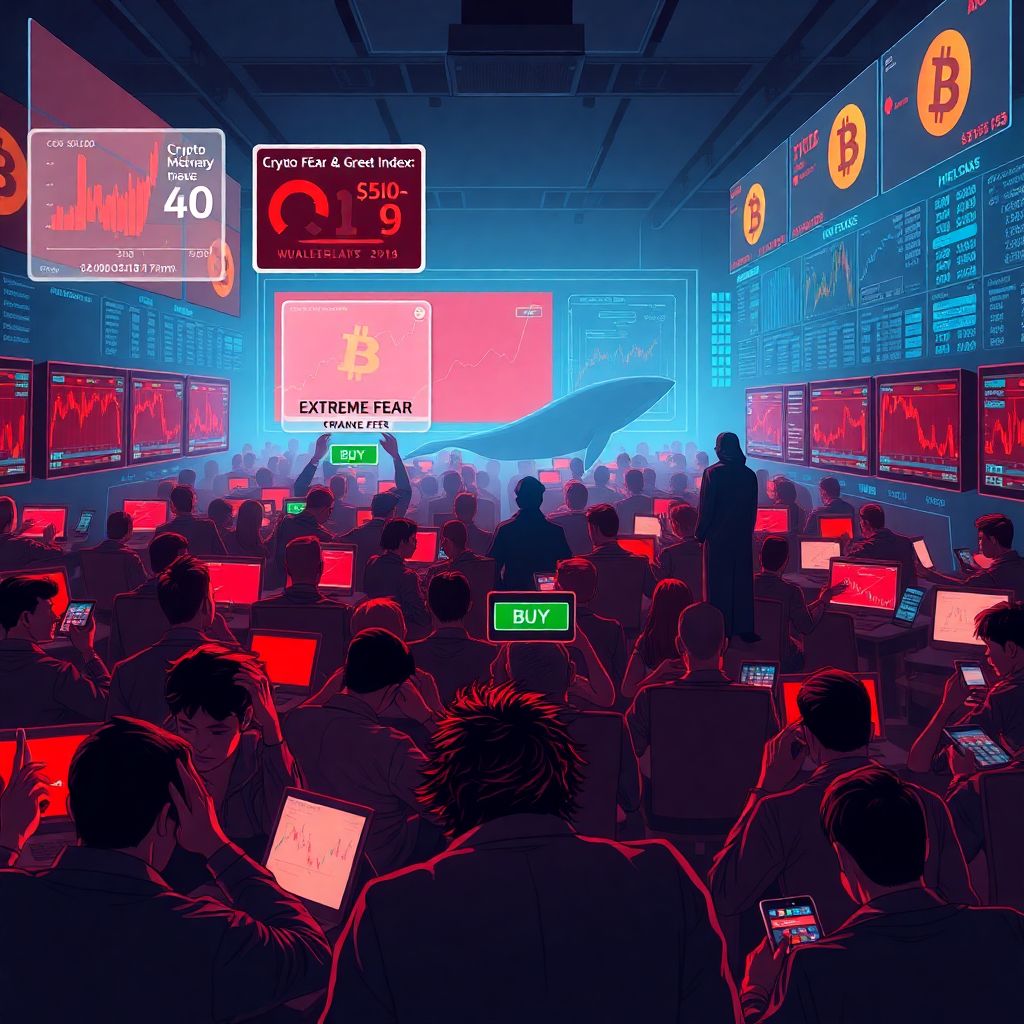 Extreme fear in crypto: are smart money whales buying the dip now?