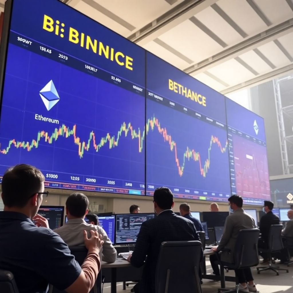 Binance outflows surge as ethereum withdrawals hit three‑year high amid mica shifts