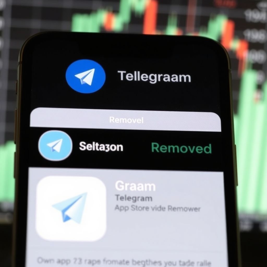 Apple briefly pulls telegram from app store as gram token dips then rebounds